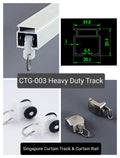 Heavy Duty Aluminum Curtain Track CTG-003
