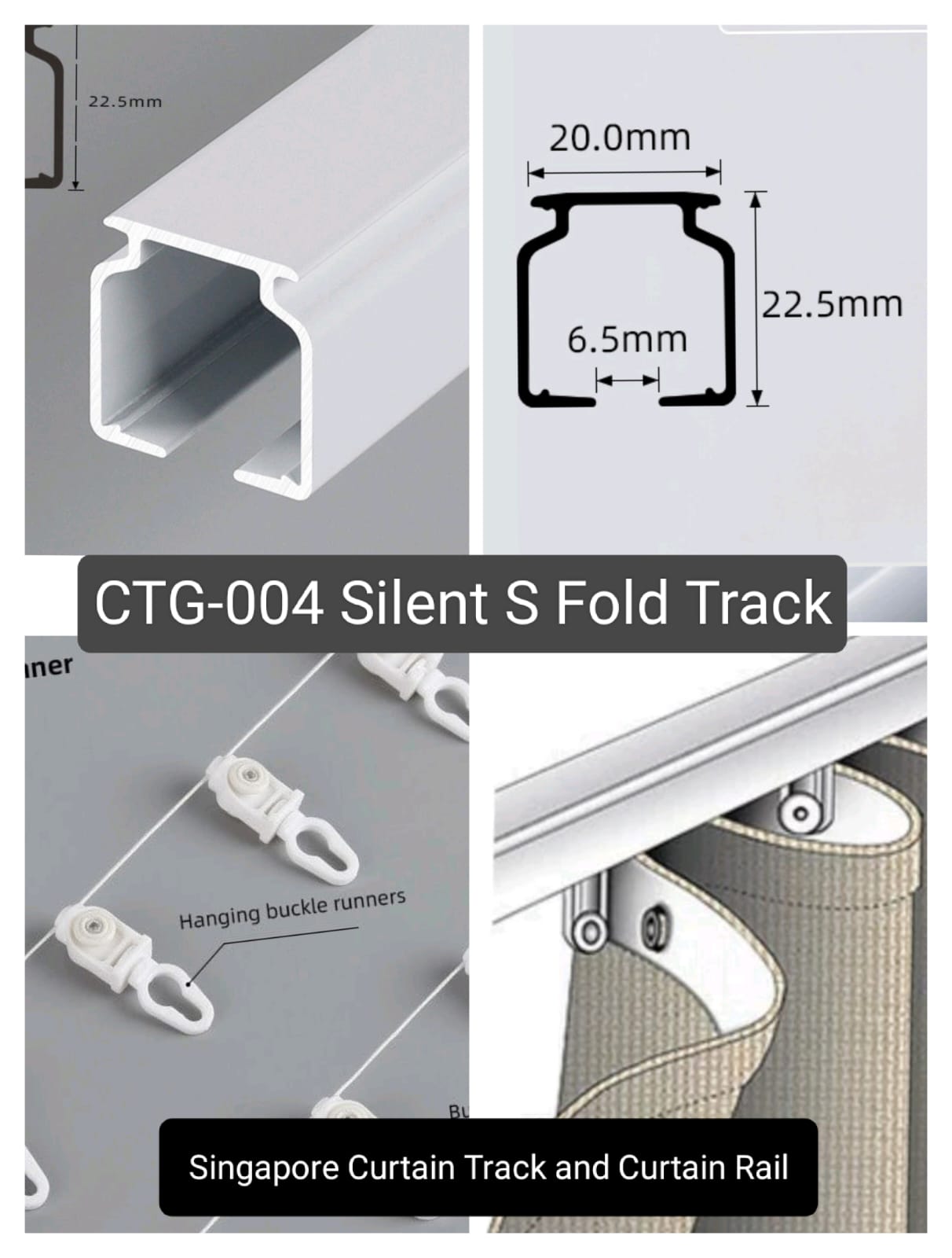 Aluminium Curtain Track