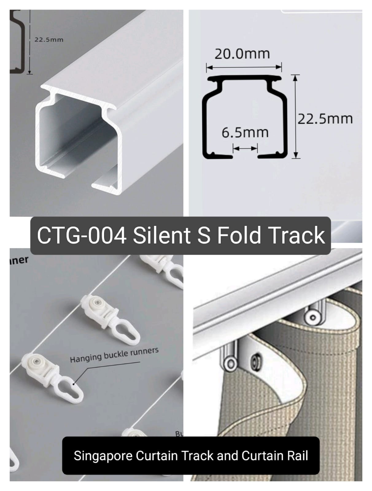 Heavy Duty Aluminum Track CTG-004