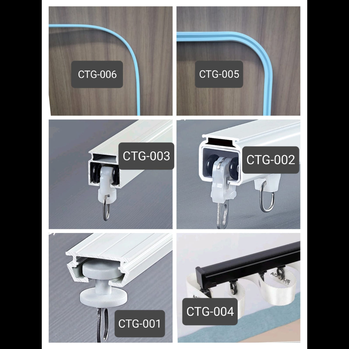 Aluminium Curtain Track