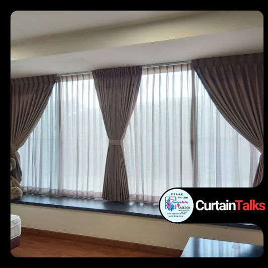 Day and night curtain (Dimout Fabric)